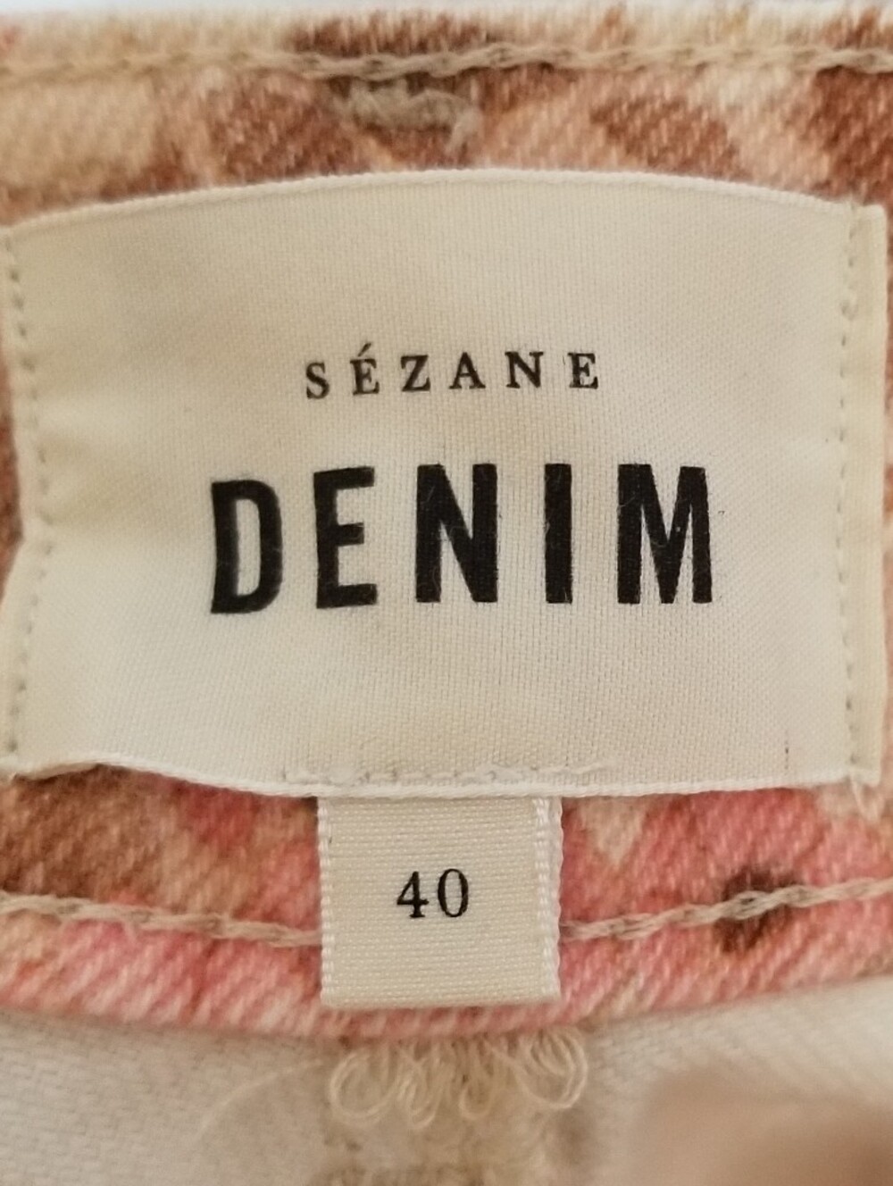 NWT Sezane Wide Leg Trouser Jeans Size 40 Medium - Picture 9 of 11